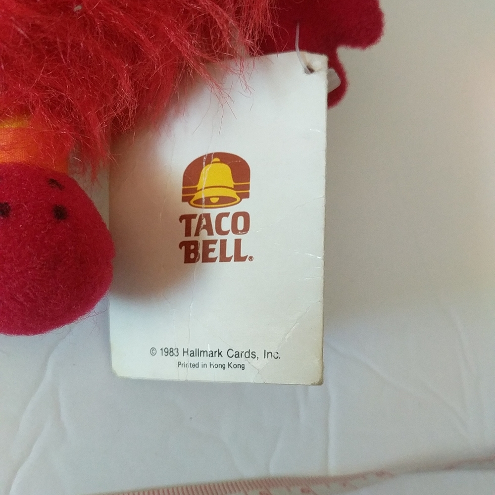 Rainbow Bright Romeo Sprite Toy Taco Bell 1983 Hallmark Red Stuffed - Picture 3 of 11